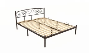 Кровать Лилия Металл, 120х190 мм, Медный антик, Медный антик
